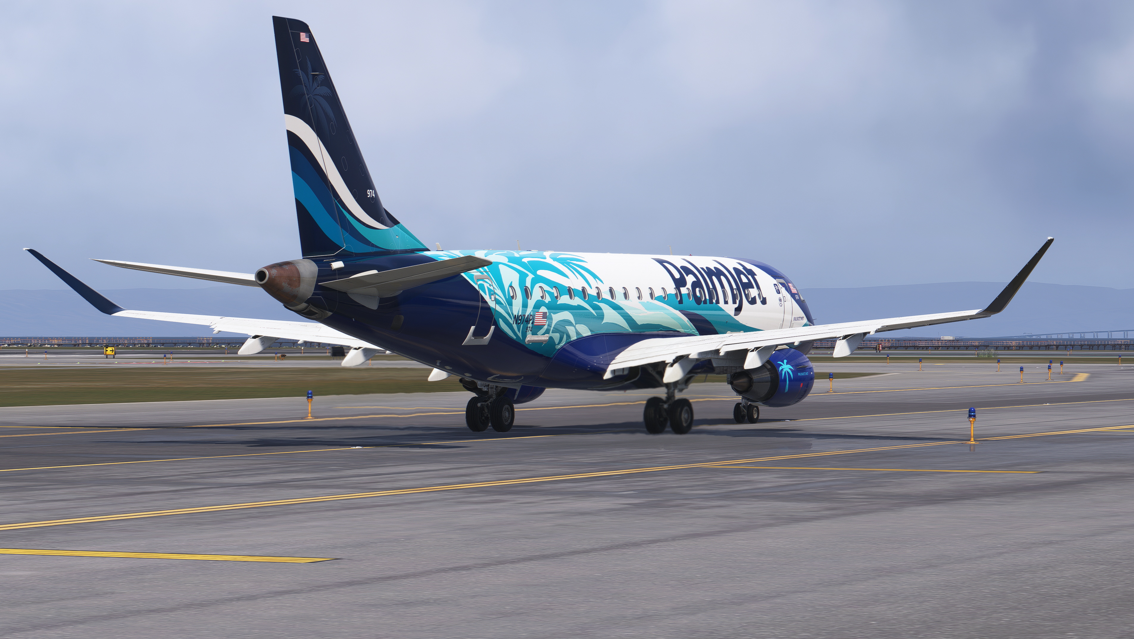 Embraer E175 ("Tropic Blue")