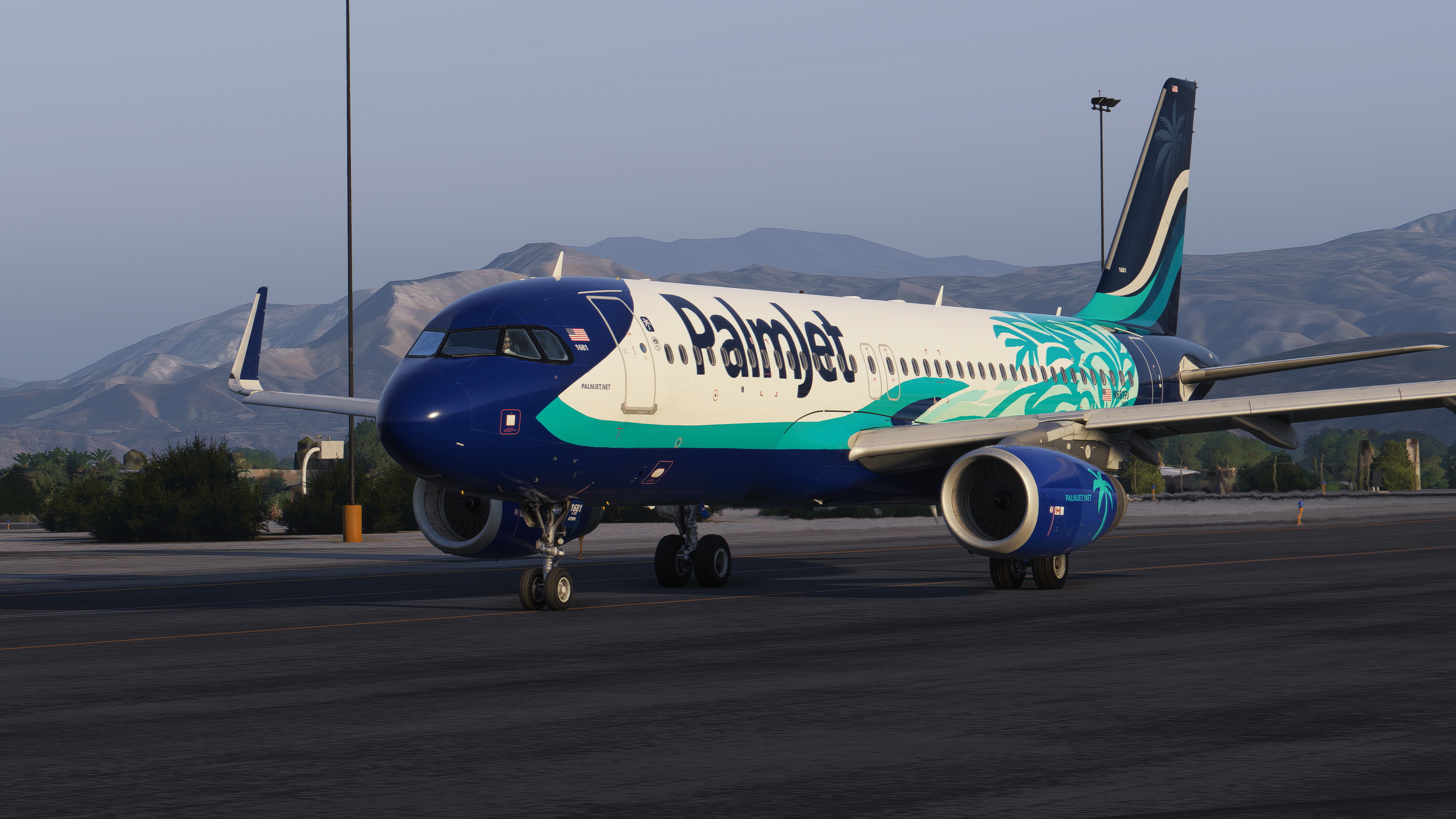 Airbus A320 ("Tropic Blue")