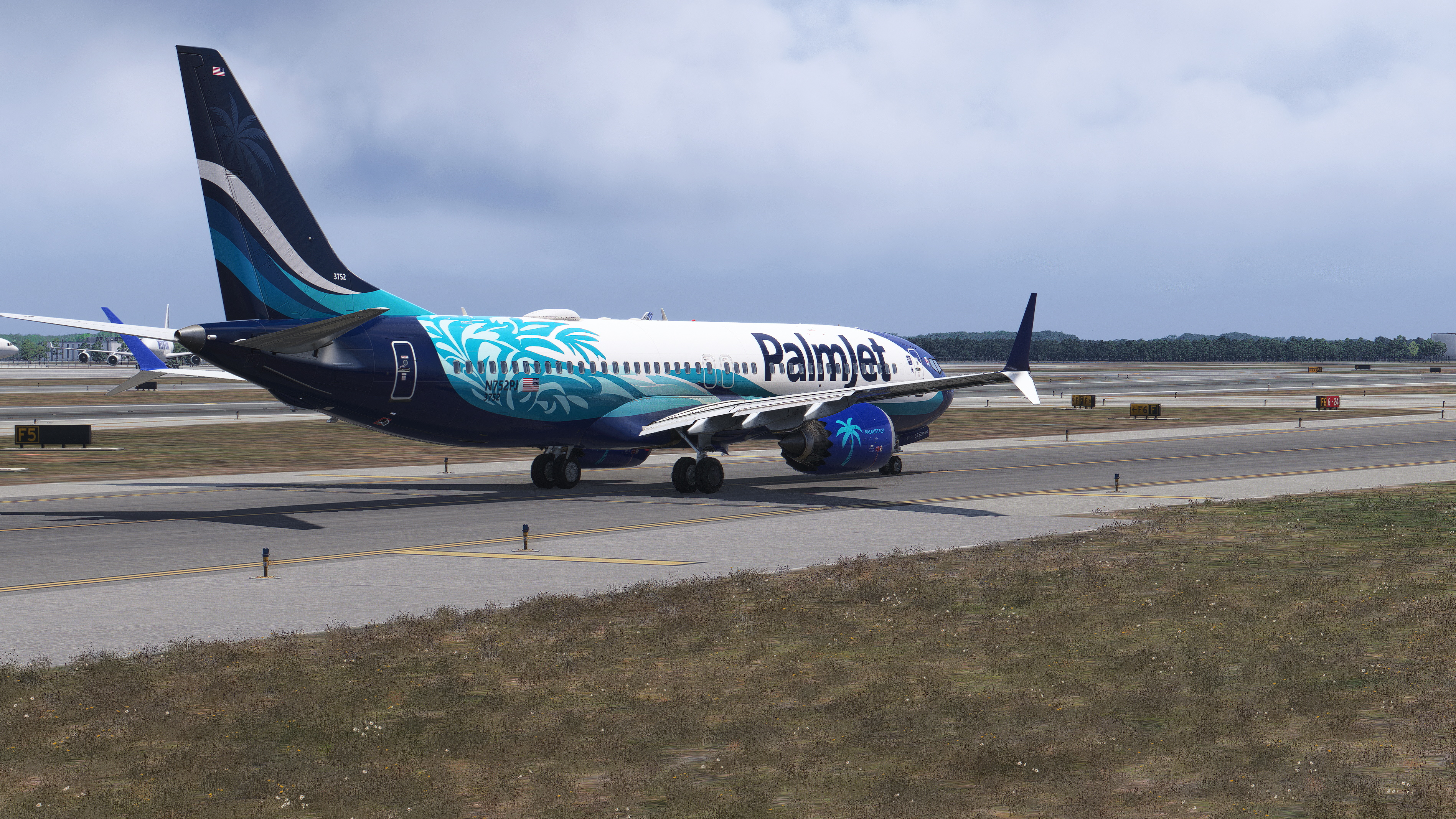 Boeing 737 MAX 8 ("Tropic Blue")