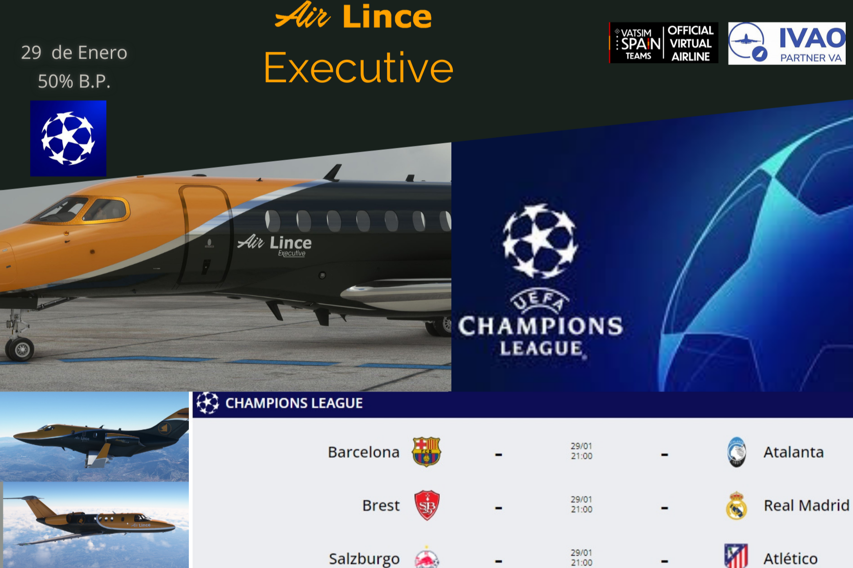 Traslados Ejecutivos CHAMPIONS LEAGUE