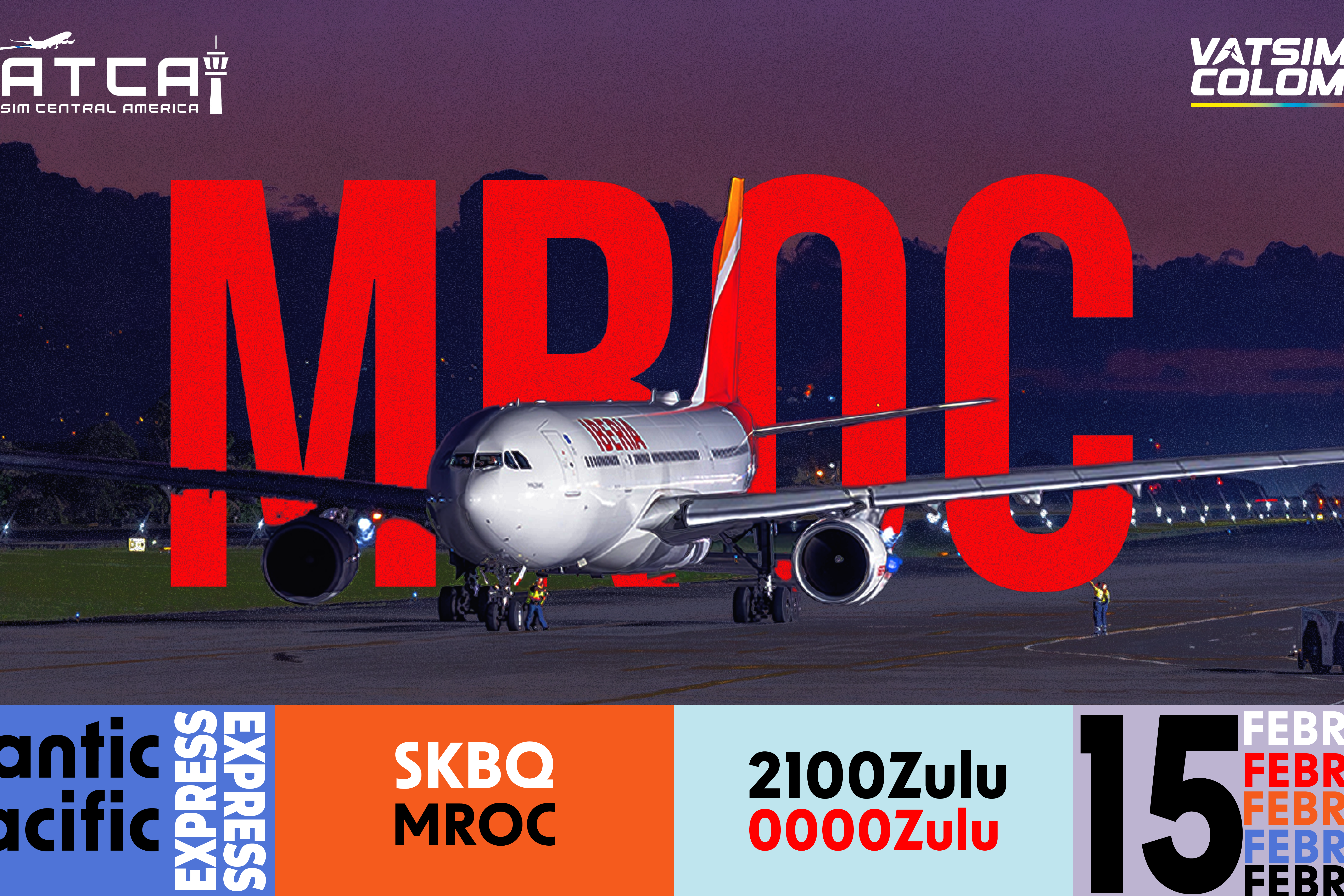 🌴🔥Atlantic Pacific Express - SKBQ ➡️ MROC🔥🌴