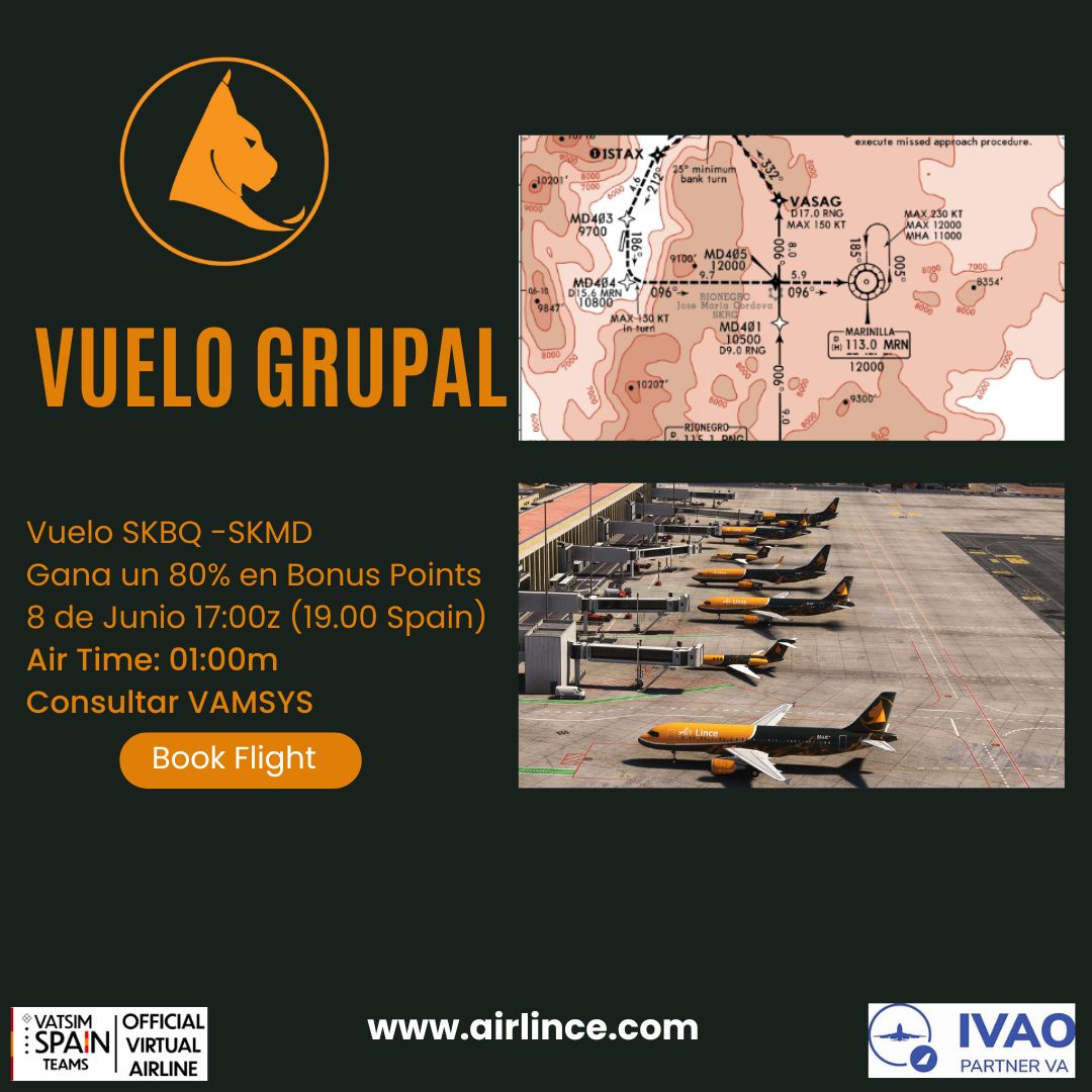 Vuelo Grupal Colombia
