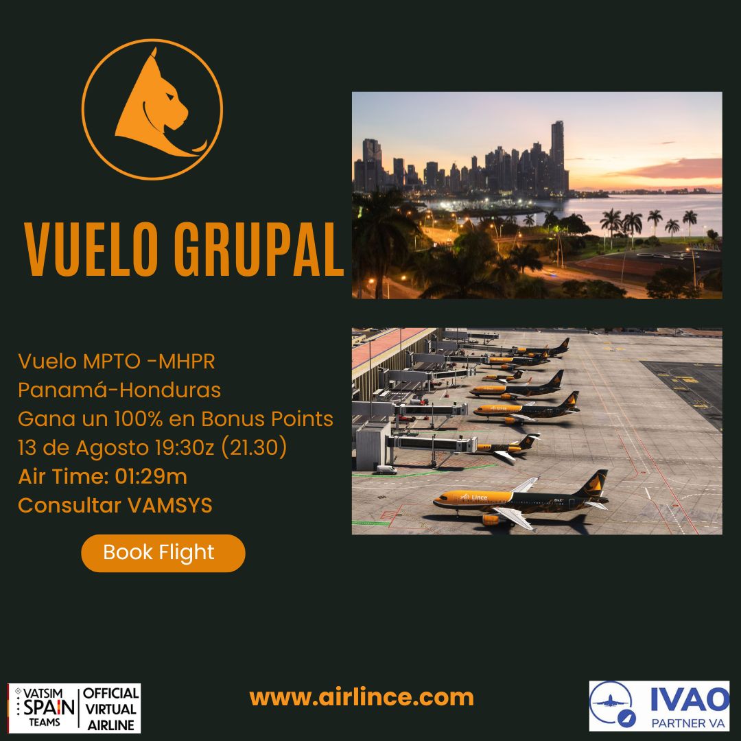 Vuelo Grupal 13 de Agosto