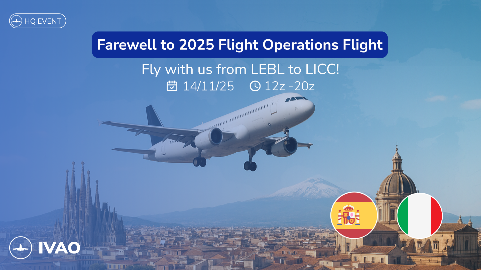 Despedida de 2025 - Vuelo de Flight Operations