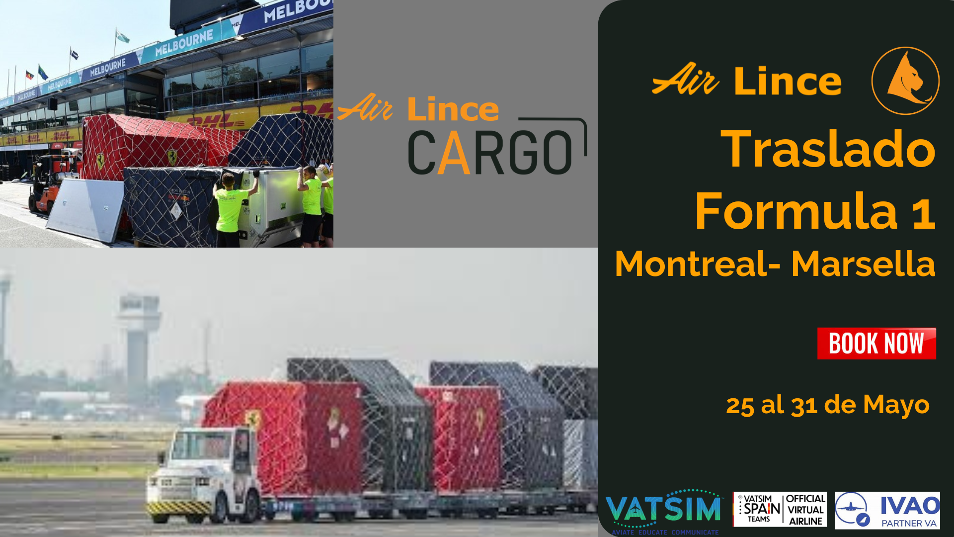 Traslado Formula 1 - Cargo