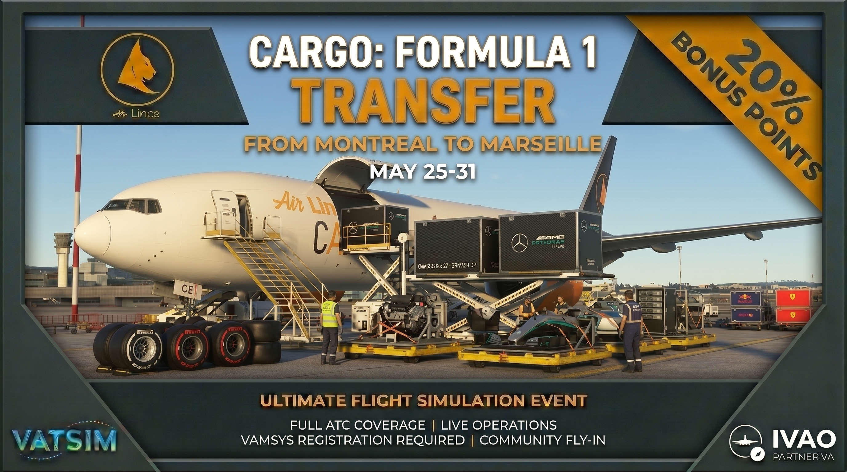 Traslado Formula 1 - Cargo